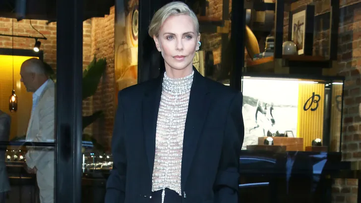 Charlize Theron at the Breitling Meatpacking Boutique Ribbon Cutting