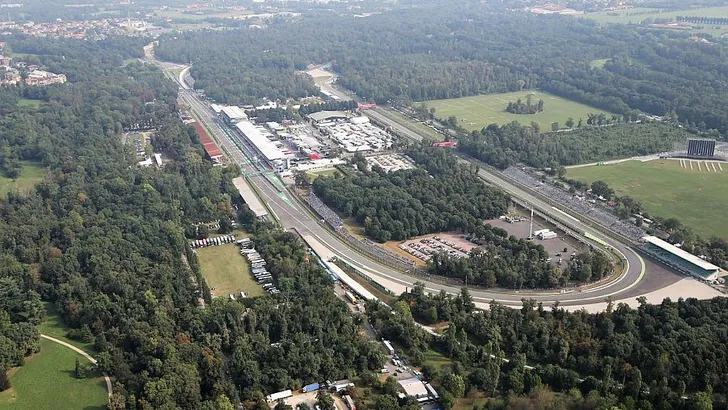 Het circuit van Monza