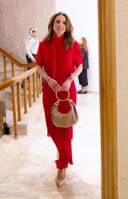 Chic in rood...