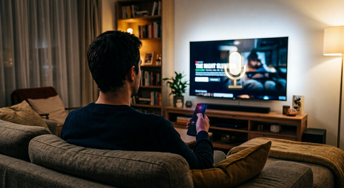 Luistert de afstandsbediening van je smart-tv ook mee als je niet de microfoonknop ingedrukt houdt?