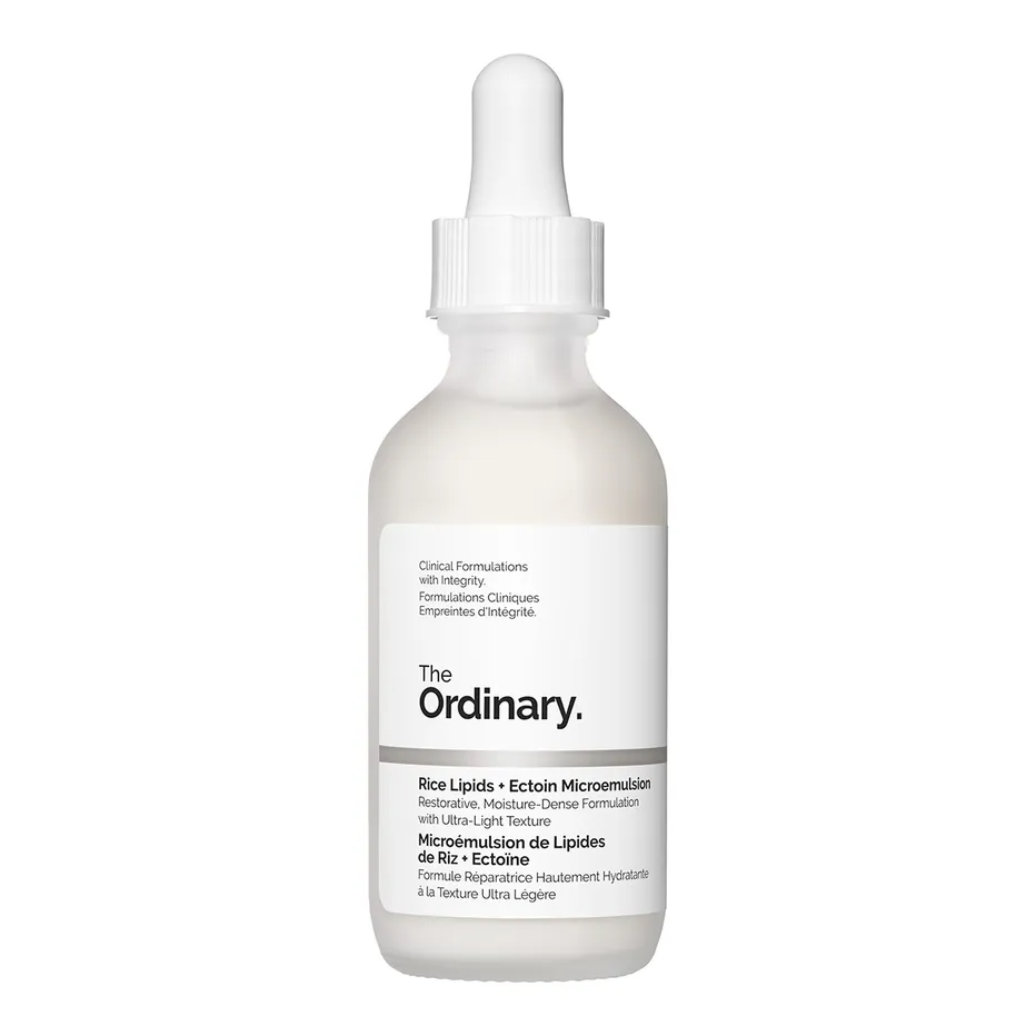 Rice Lipids + Ectoin Microemulsion, 120 ml, €25,90 The Ordinary.
