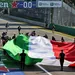 De Italiaanse vlag op het circuit van Monza