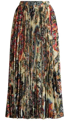 ETRO – Midi-plooirok met paisley-print: €612