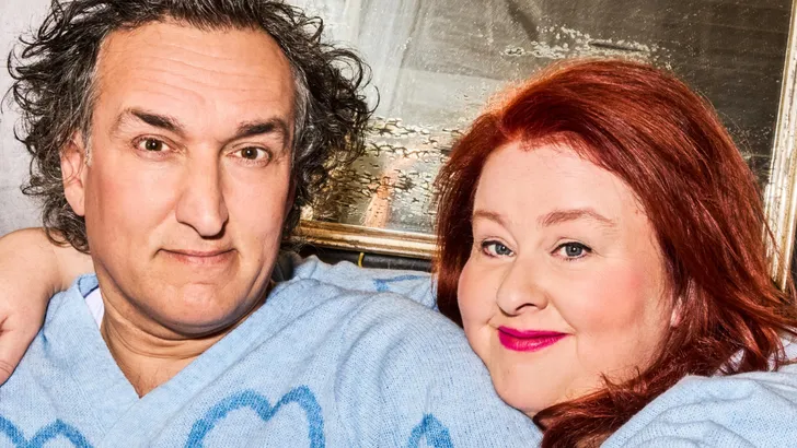 Domenico en Eva tijdens de shoot voor Nouveau.