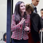 Queen Letizia Visits The APRAMP Headquarters - Madrid