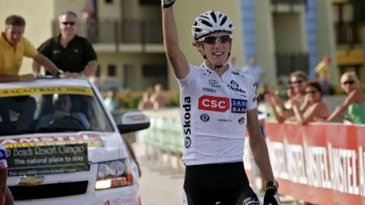 A. Schleck winnaar van Amstel Curacao Race
