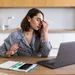 Vrouw is erg gestrest - stress