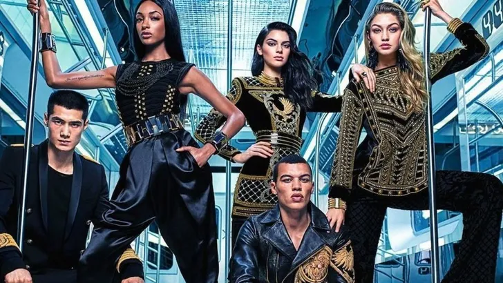 Eerste campagne beelden van Balmain x H&M