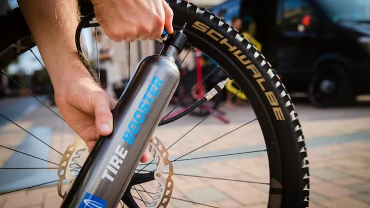 Nieuwe Schwalbe-fles voor Tubeless montage