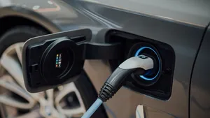 Een elektrische auto. Europa is bang dat de Chinese modellen de markt te veel gaan veroveren