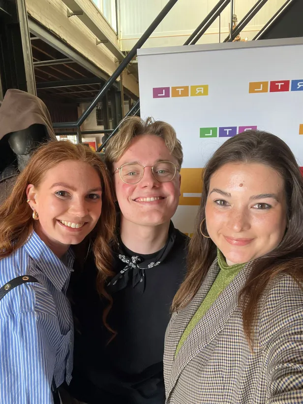 Sanne en Christel met Duncan Tromp 