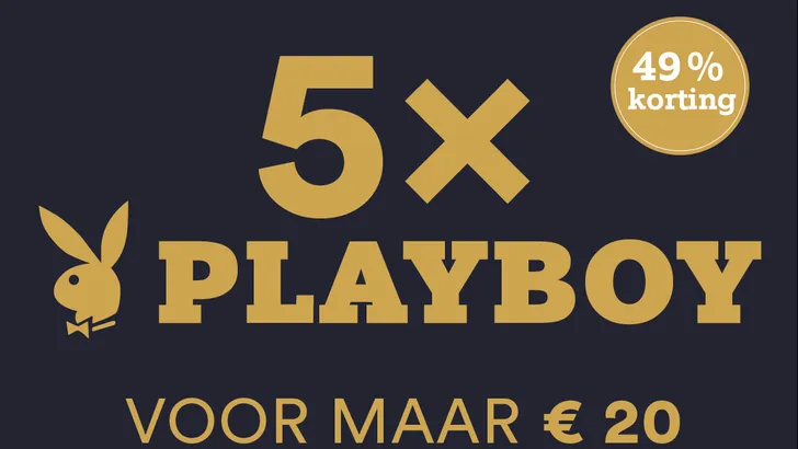 CYBER MONDAY: 5X PLAYBOY VOOR MAAR €20