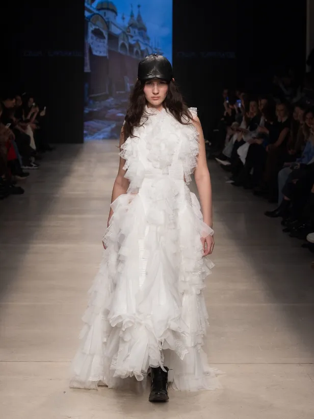Sasha Barbakov op de Moscow Fashion Week
