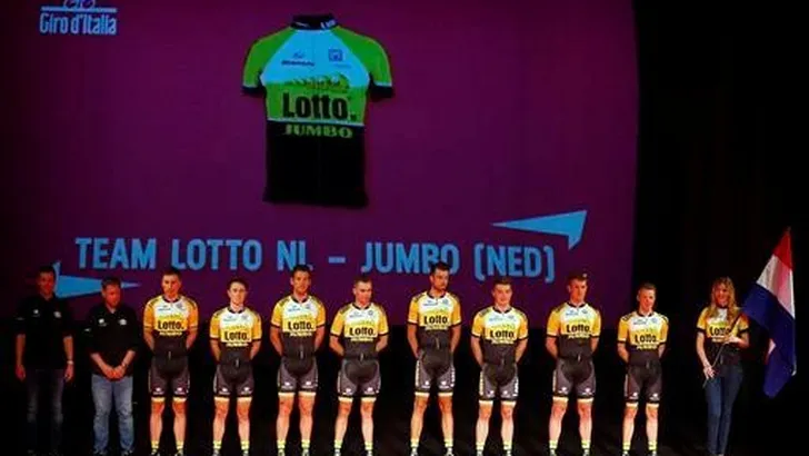 Lotto-Jumbo maar met acht in de Giro