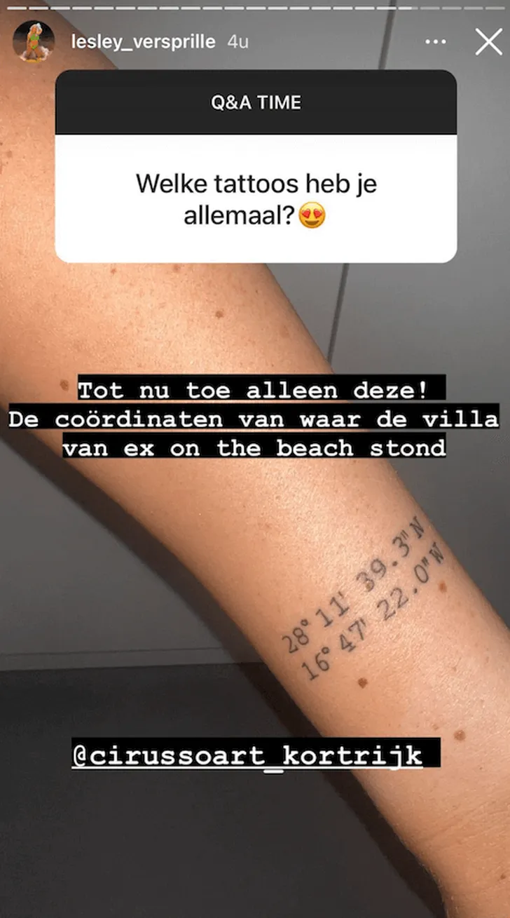 Wait, what? Lesley heeft een tatoeage van EOTBDD laten zetten | Grazia