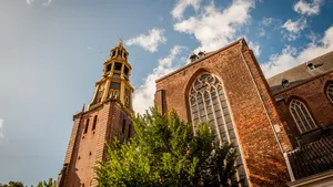 AA Kerk, a famous church in the city Groningen Holland