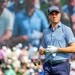 Een blije Justin Thomas na de zege in het RBC Heritage