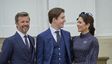 Prins Frederik, prins Christian en prinses Mary
