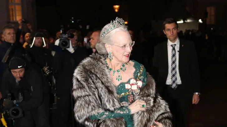 Koningin Margrethe alweer aan het werk
