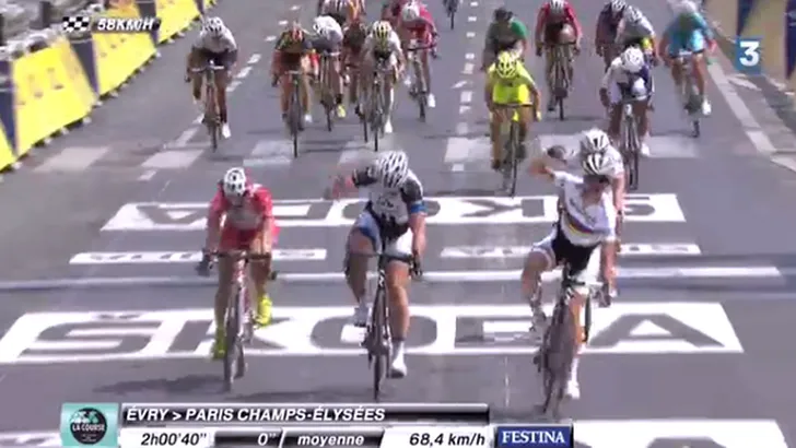 VIDEO: Aan boord bij Marianne Vos in Parijs
