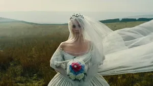 Margot Robbie als Cathy in 'Wuthering Heights'