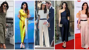 Amal Clooney jumpsuit 