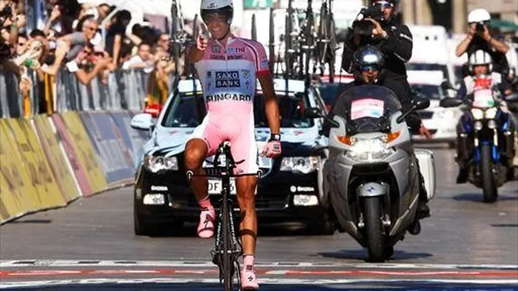 GIRO: Millar wint de tijdrit, eindzege Contador
