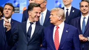 Mark Rutte en Donald Trump