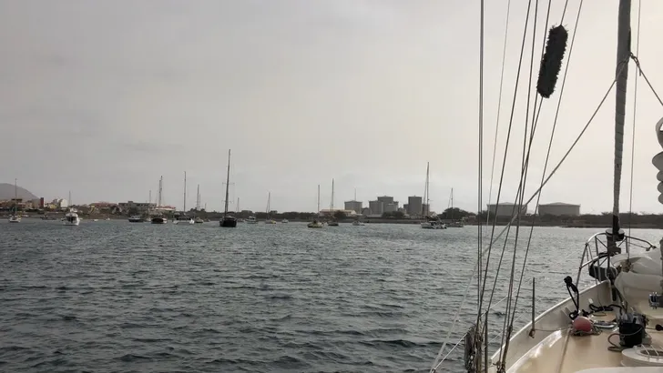 Op weg naar de ankerplaats in Sal