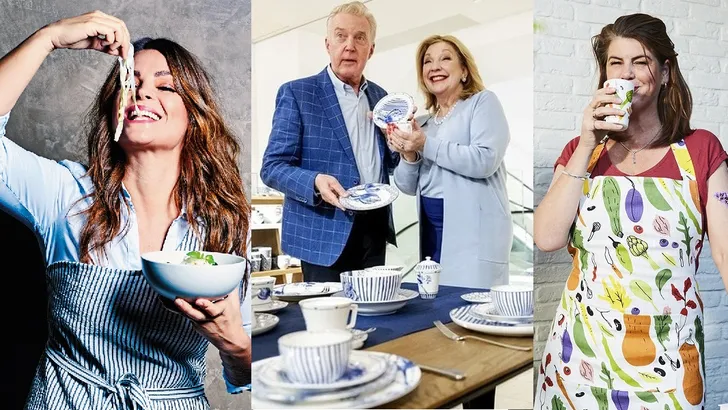 Hebben: Janny, Miljuschka en Yvette hebben allemaal hun eigen servies