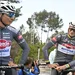 Jasper Philipsen en Mathieu van der Poel op training
