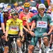 pogacar en van der poel rijden de tour