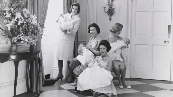 Royal mothers with their babies