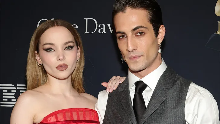 Dove Cameron en Damiano David op rode loper