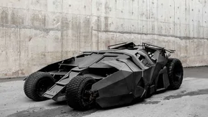 De Batmobile uit The Dark Knight