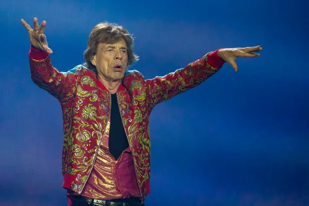 Mick Jagger tijdens The Rolling Stones optreden in Johan Cruijff Arena 2022. 