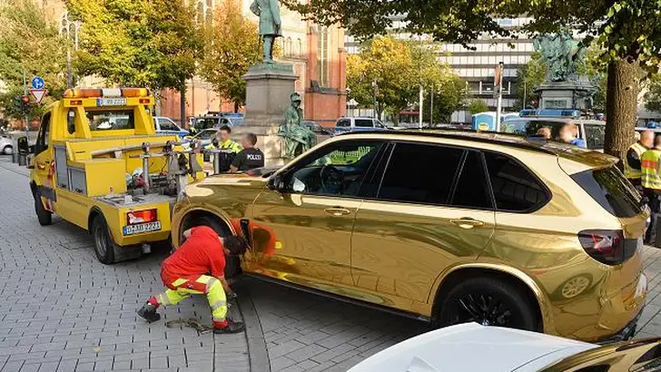 Gouden BMW X5