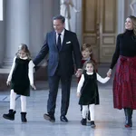 Princess Madeleine With Family - Stockholm