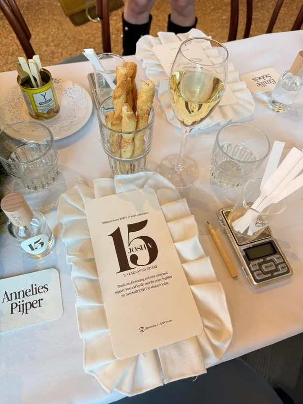 De prachtige table setting 
