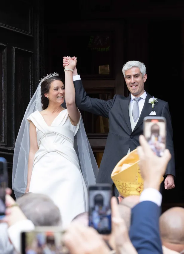 Bruiloft van prinses Alexandra en Nicolas Bagory, 2023.