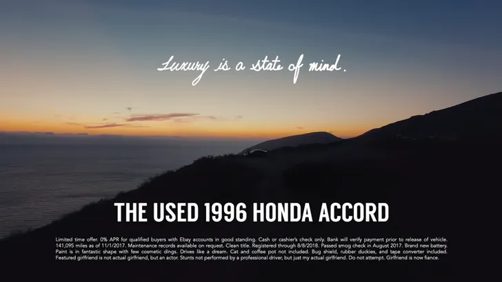 used car commercial