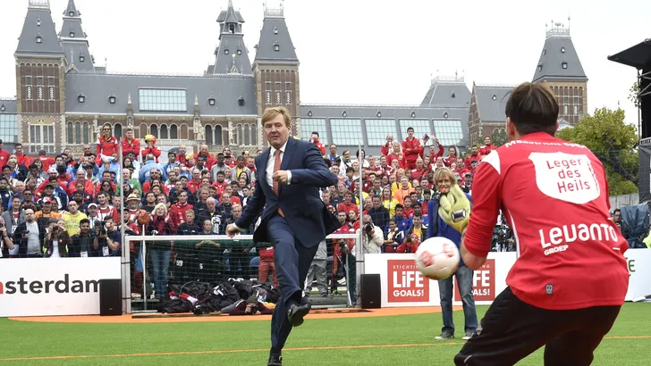 Willem-Alexander voetbal
