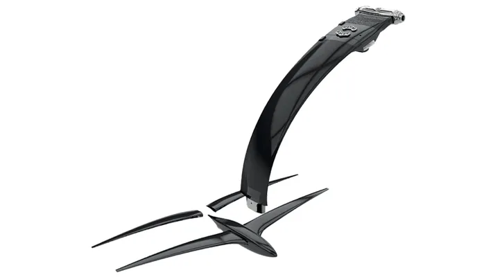 Aanpasbare flappen op de foils