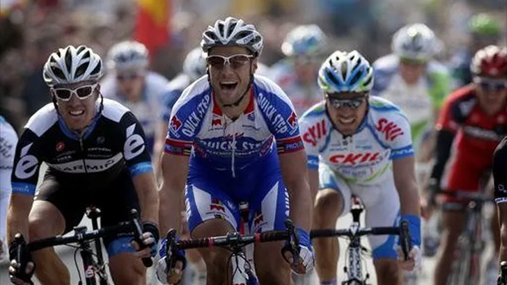 Boonen is de snelste in Gent-Wevelgem