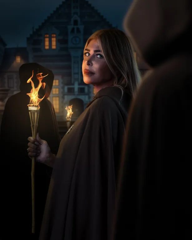 Persfoto van Estelle Cruijff in De Verraders 