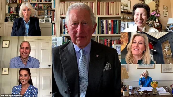 Windsors kruipen weer voor webcam