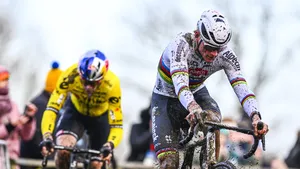 mathieu van der poel en wout van aert in de cross