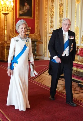 De Duke en Duchess of Gloucester pakten het galadiner ook mee.