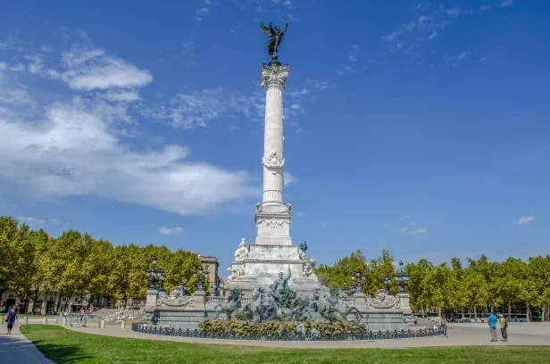 Het Place des Quincones in Bordeaux