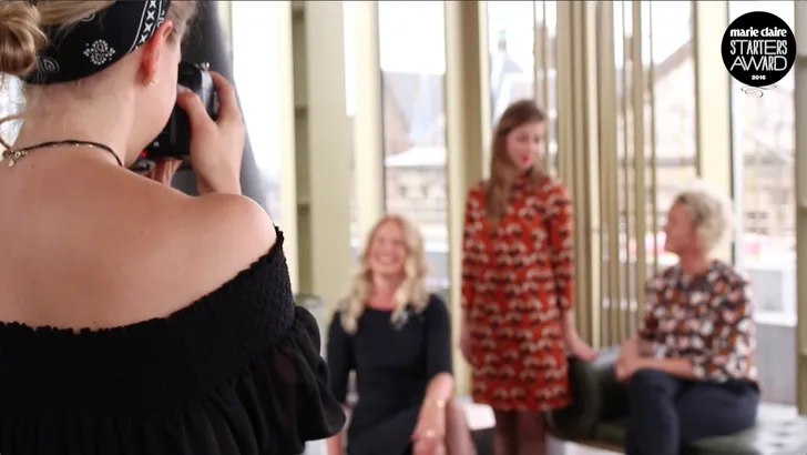 Backstage bij de shoot voor de Starters Award!